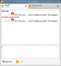 Ekiga chat window Ekiga chat window